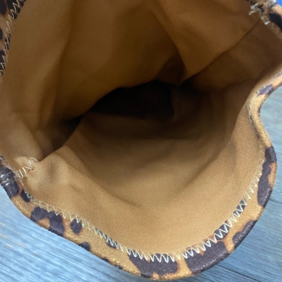 Women's Knee Boots, Sexy Leopard Print Pointed  Toe Stiletto Boots, 7.5 - Picture 6 of 8